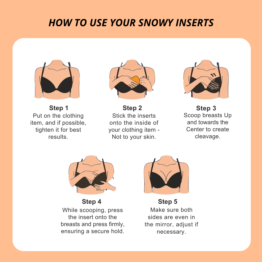Snowy Sticky Breast Inserts